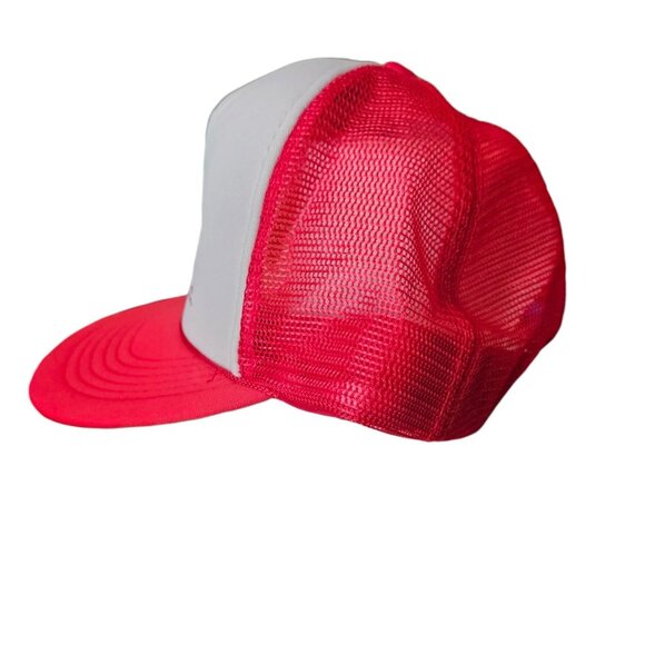 VTG Cherokee North Carolina Red Foam Mesh Trucker Rope Hat Snapback Cap 80s 90s - Picture 5 of 10